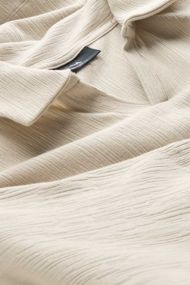 Heren - Poloshirt - beige