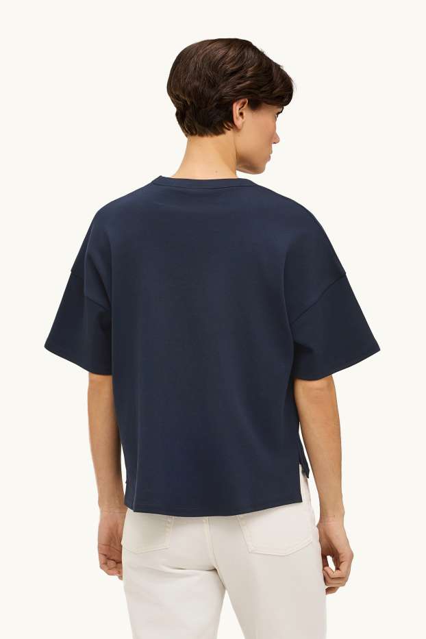 Femmes - T-shirt - Oversize - Mickey Mouse - bleu foncé