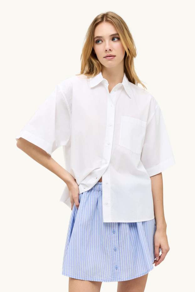 Women - Shirt blouse - white
