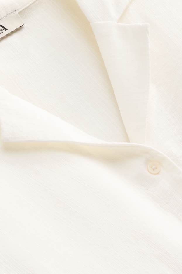 Damen - Hemdbluse - weiß