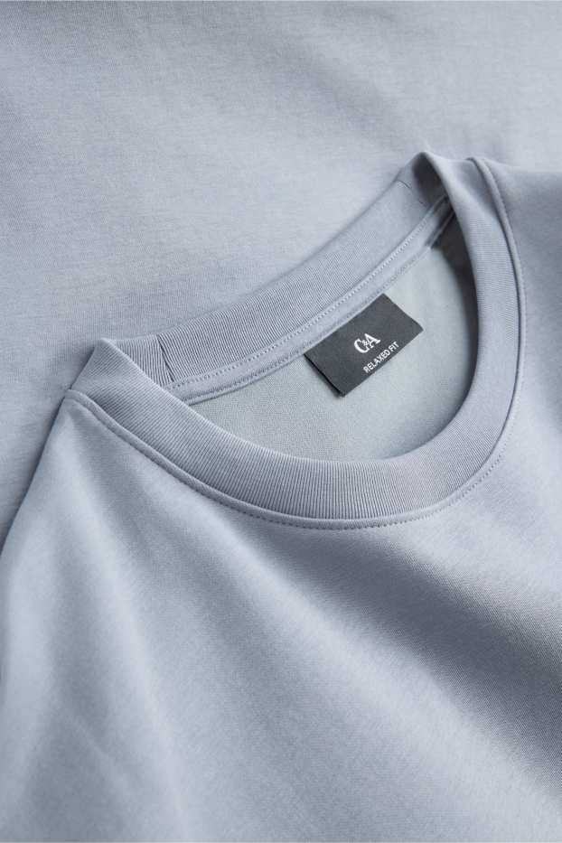 Herren - T-Shirt - Relaxed Fit - blau