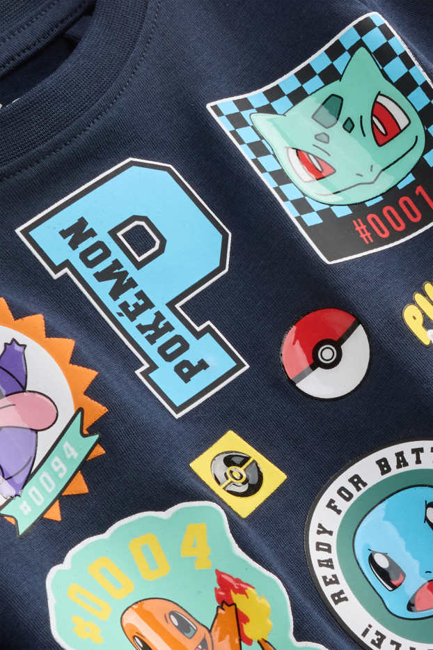 Kinder Jungen - Pokémon - Kurzarmshirt - dunkelblau