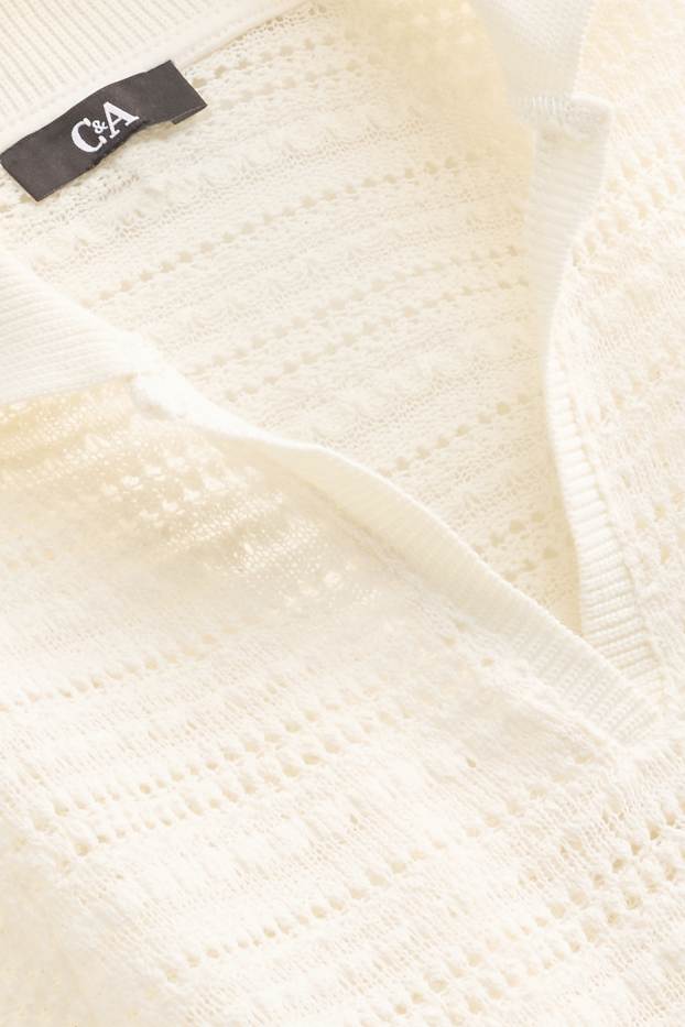 Damen - Poloshirt - Regular Fit  - weiß