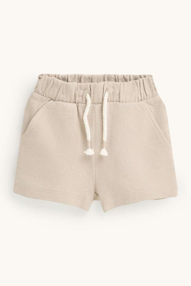 Baby Buben - Kamel und Palme - Baby-Outfit - 3 teilig - beige