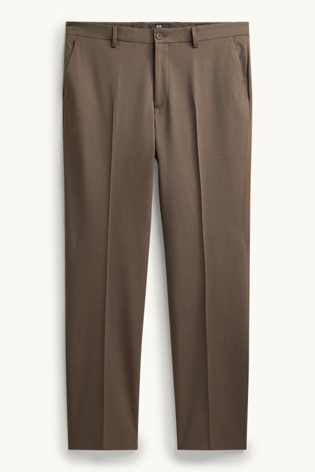 Herren - Baukasten-Hose - Regular Fit - Flex - LYCRA® - braun