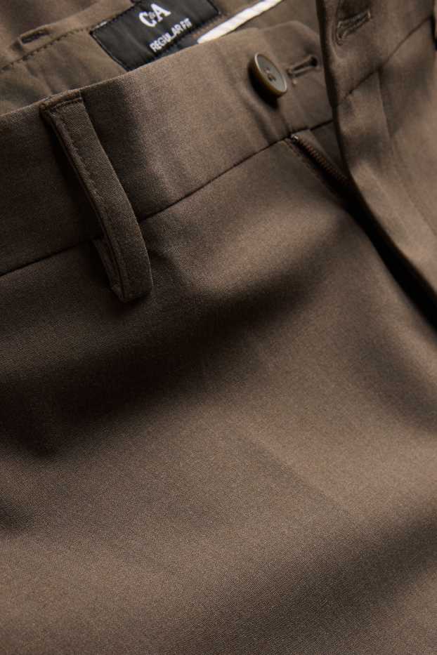 Herren - Baukasten-Hose - Regular Fit - Flex - LYCRA® - braun