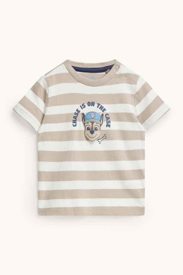 Miminka - chlapci - Tlapková patrola - Chase - outfit pro miminka - 2dílný - světle hnědá