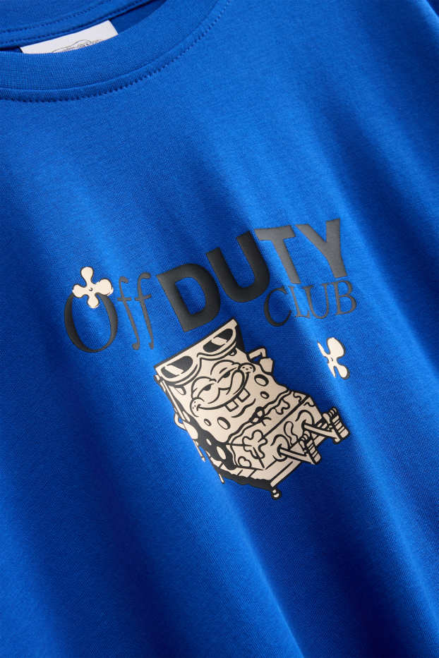 Home - Samarreta de màniga curta - relaxed fit - Bob Esponja - blau