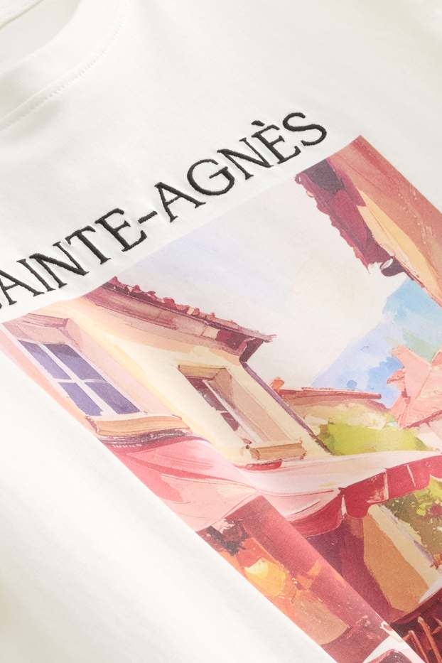 Dames - T-shirt - regular fit - wit