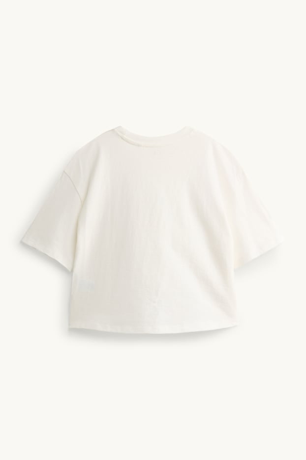 Children Girls - Multipack of 3 - short sleeve T-shirt - white