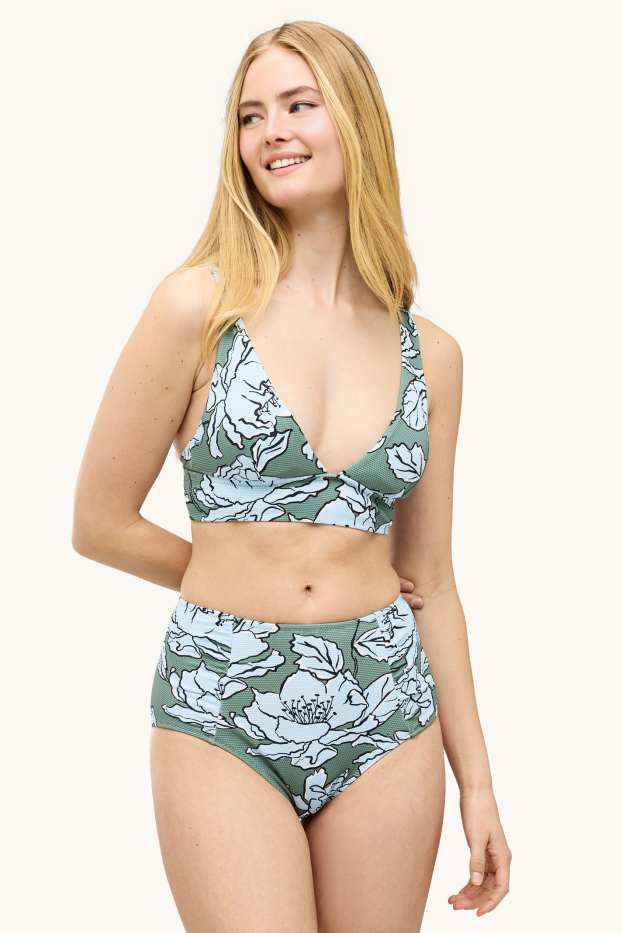 Damen - Bikini-Top - wattiert - LYCRA® XTRA LIFE™ - grün