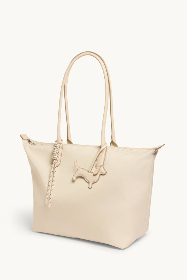 Damen - Großer Shopper - hellbeige