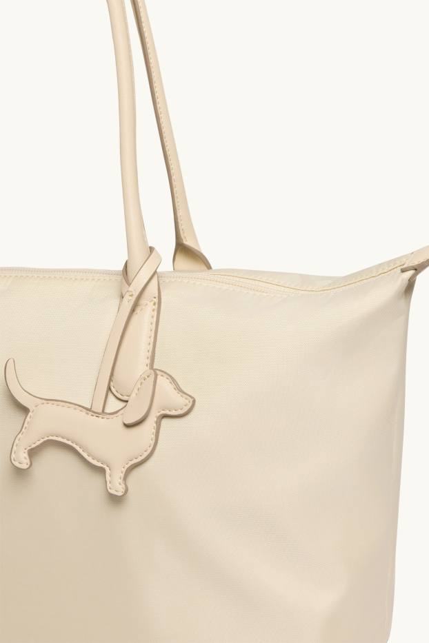 Damen - Großer Shopper - hellbeige
