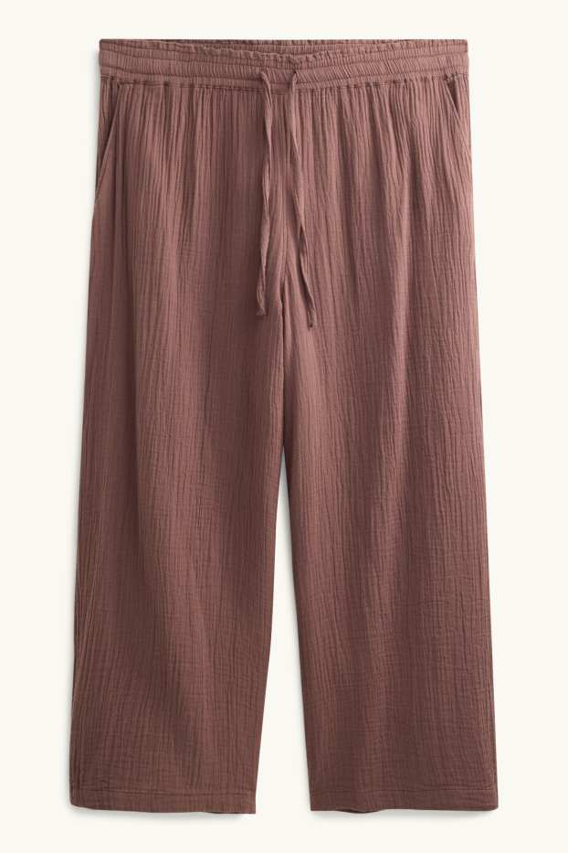 Dámské - Kalhoty - hnědá