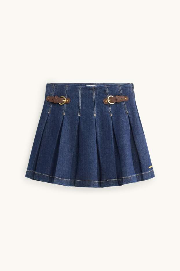 Kinderen: meisjes - Spijkerrok - jeansdonkerblauw