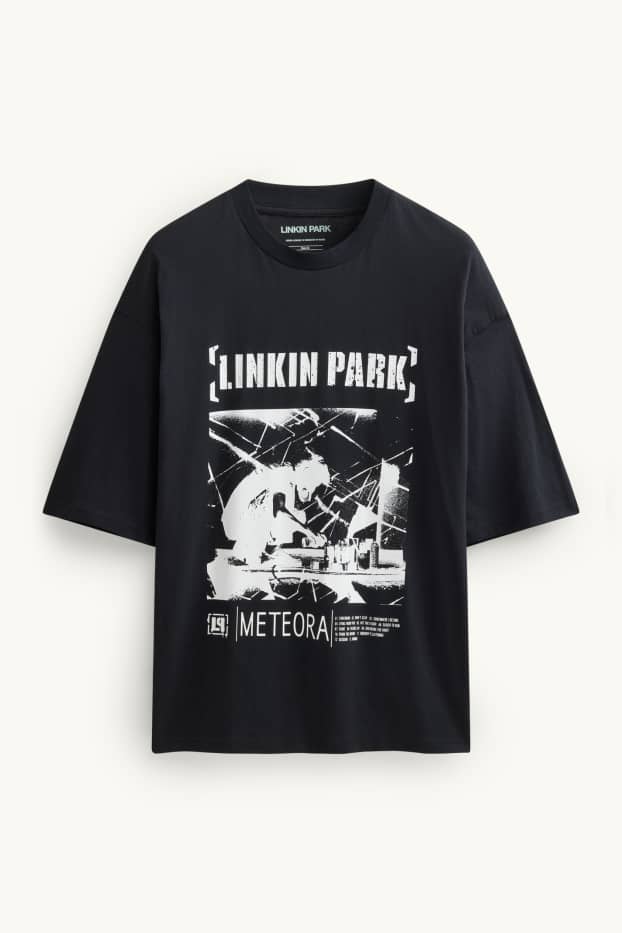 Herren - T-Shirt - Relaxed Fit - Linkin Park - schwarz