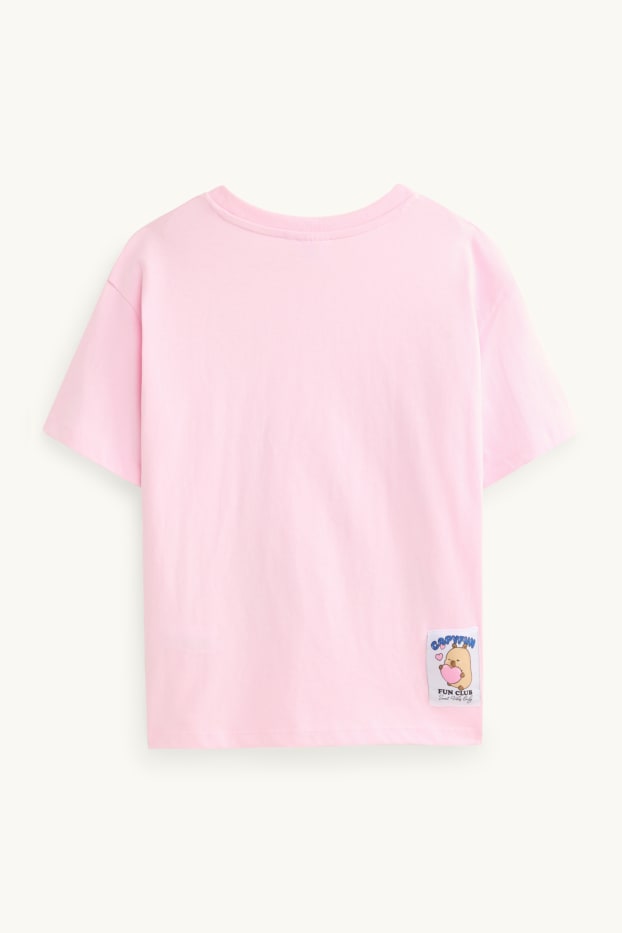 Kinder Mädchen - CapyFun - Kurzarmshirt - rosa