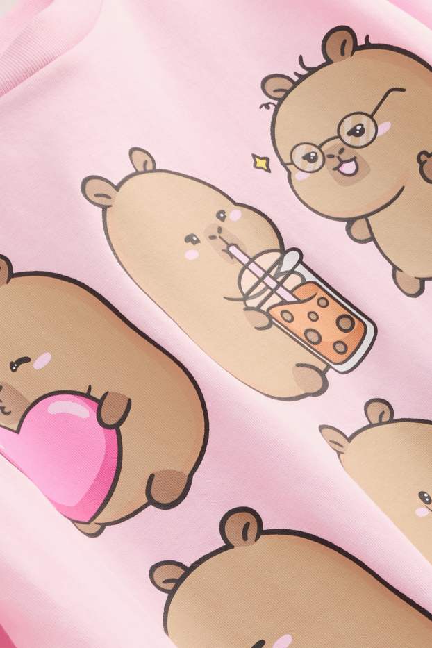 Kinder Mädchen - CapyFun - Kurzarmshirt - rosa