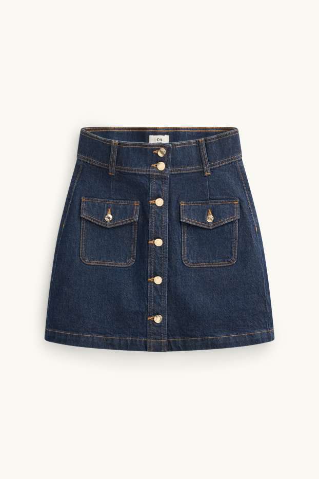 Dona - Faldilla texana - texà blau fosc
