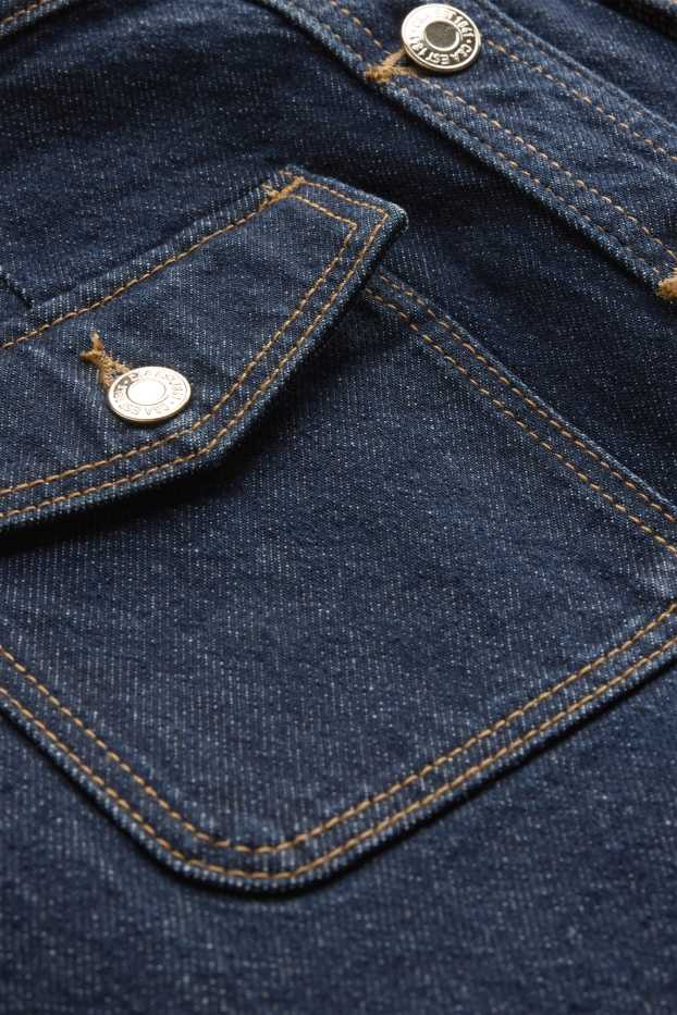 Dona - Faldilla texana - texà blau fosc