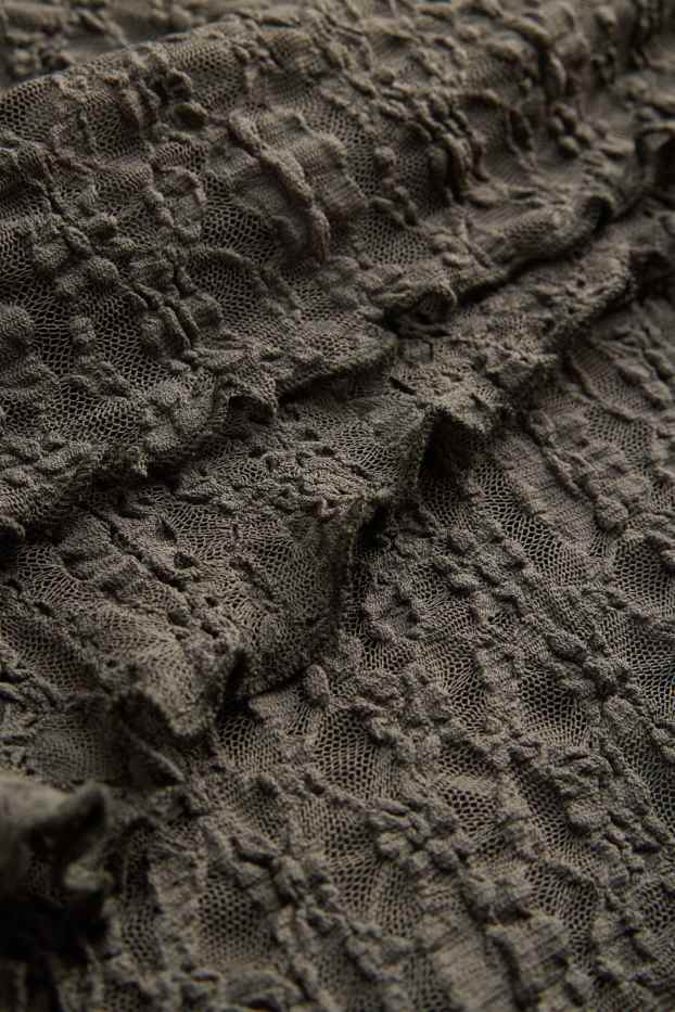 Dames - Jeansrok - bruin