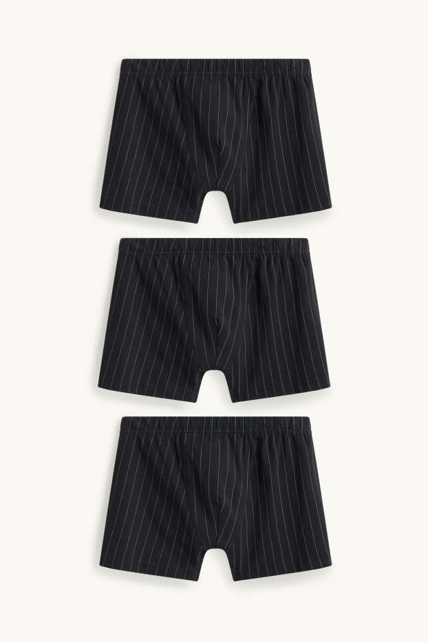 Hommes - Lot de 3 - boxers - noir