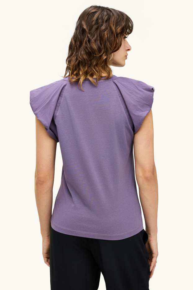 Women - T-shirt - regular fit - purple