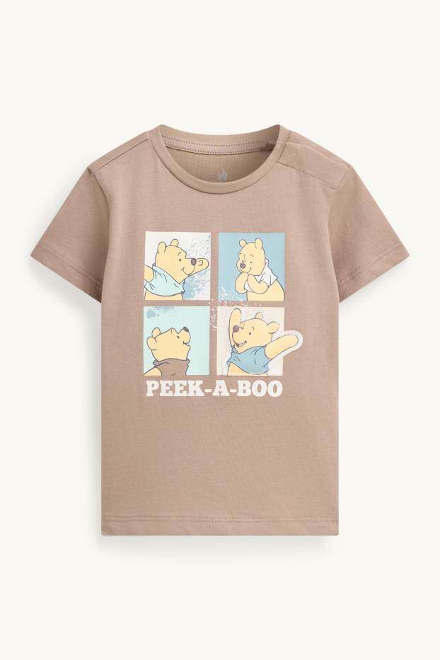 Baby: jongens - Winnie de Poeh - T-shirt - lichtbruin