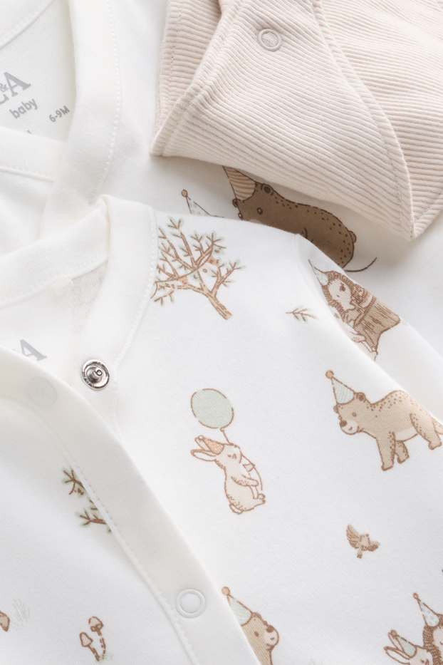 Unisex - Bosdieren - geschenkset - 3-delig - wit