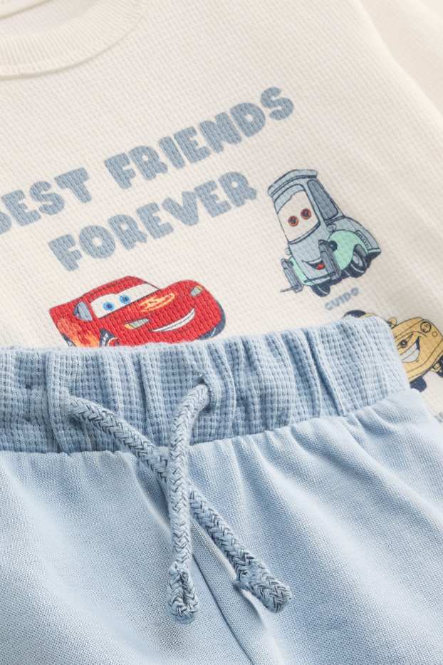 Baby Jungen - Cars - Baby-Outfit - 2 teilig - weiss