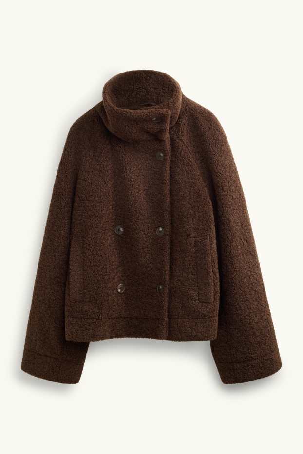 Femmes - Veste en peluche - marron