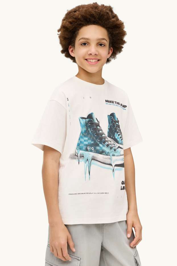 Children Boys - Multipack of 2 - skate and trainers - short sleeve T-shirt - white
