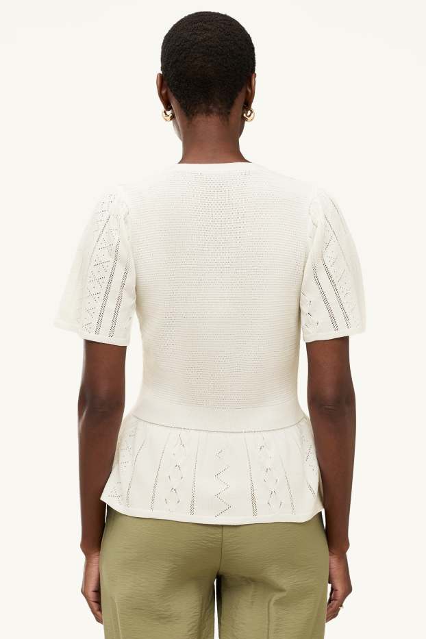 Dames - Vest - wit