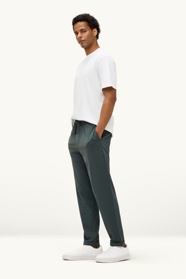 Hommes - Bas de jogging - vert foncé