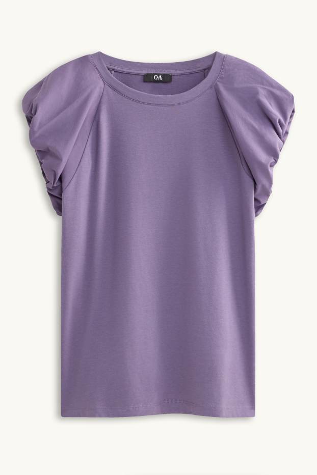 Femmes - T-shirt - regular fit - violet