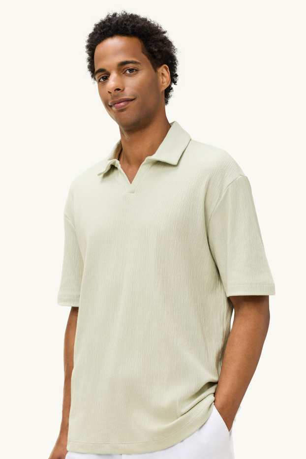 Heren - Poloshirt - lichtgroen
