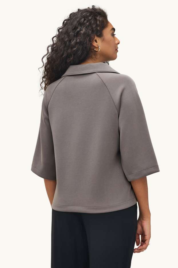 Dames - Sweatshirt - bruin
