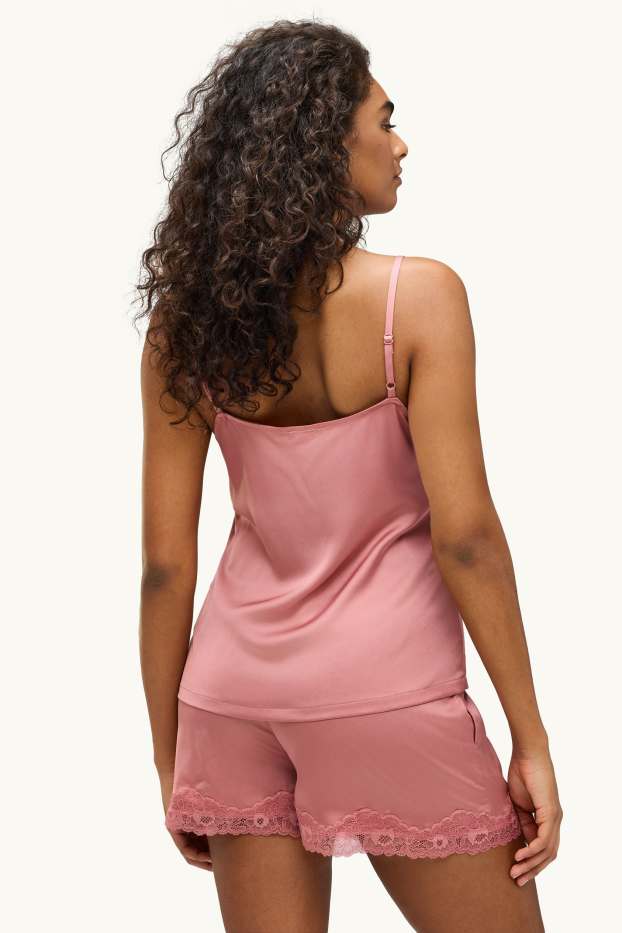Femmes - Pyjashort - rose