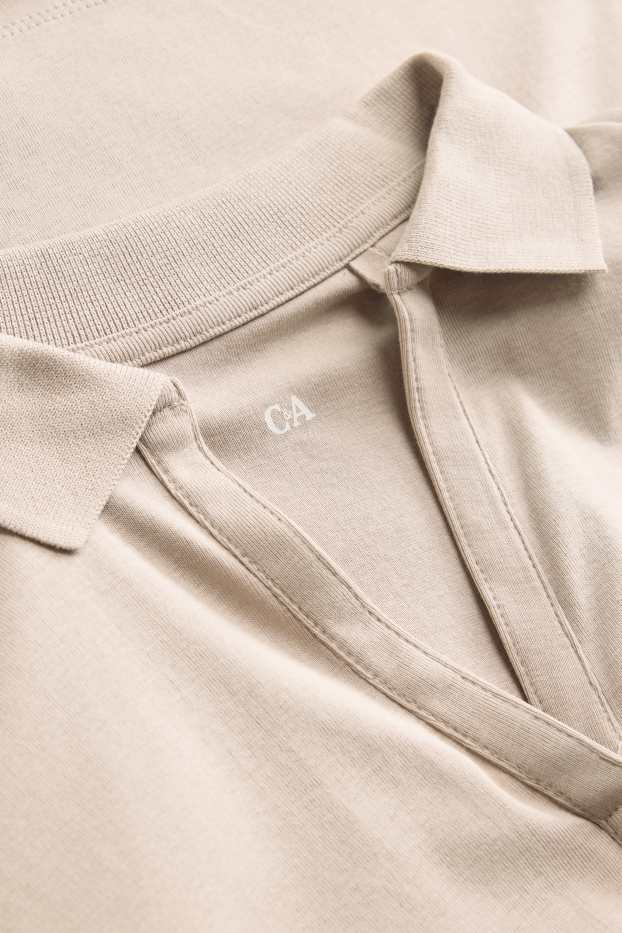 Donna - Polo - regular fit - beige