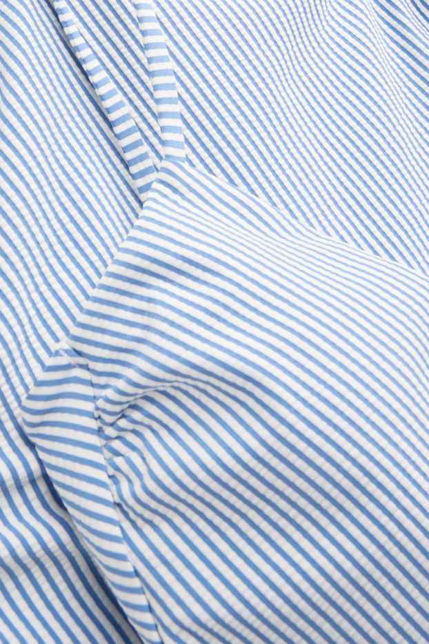 Damen - Badeanzug - wattiert - LYCRA® XTRA LIFE™ - gestreift - blau / weiß