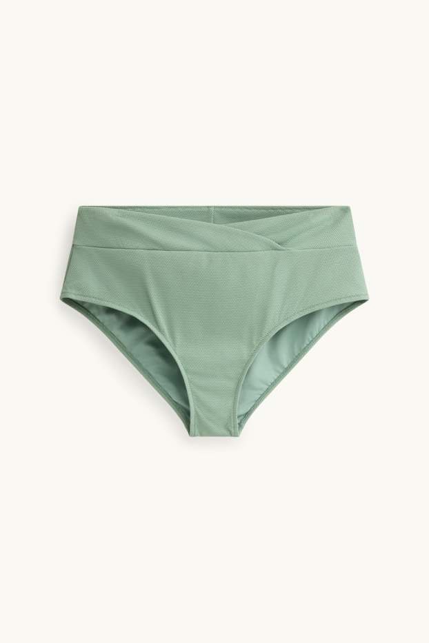 Damen - Bikini-Hose - High Waist - LYCRA® XTRA LIFE™ - grün