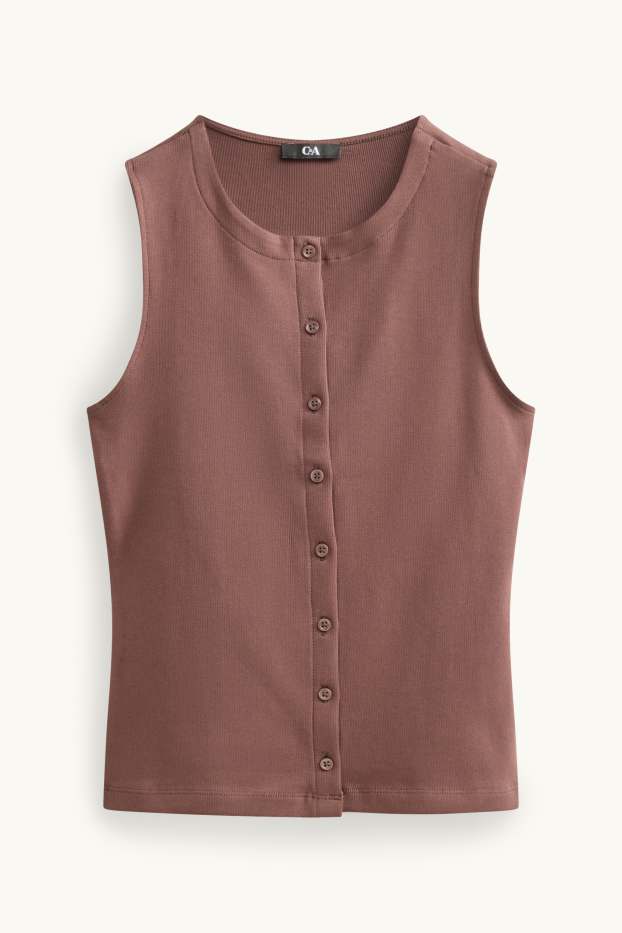 Damen - Top - braun