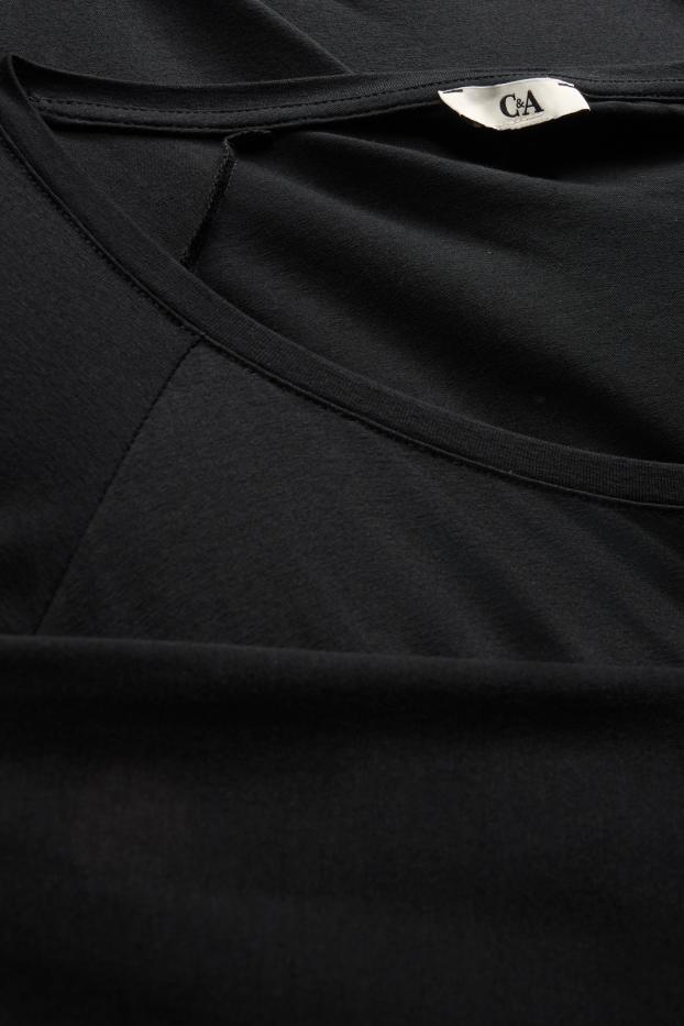 Femmes - T-shirt - noir