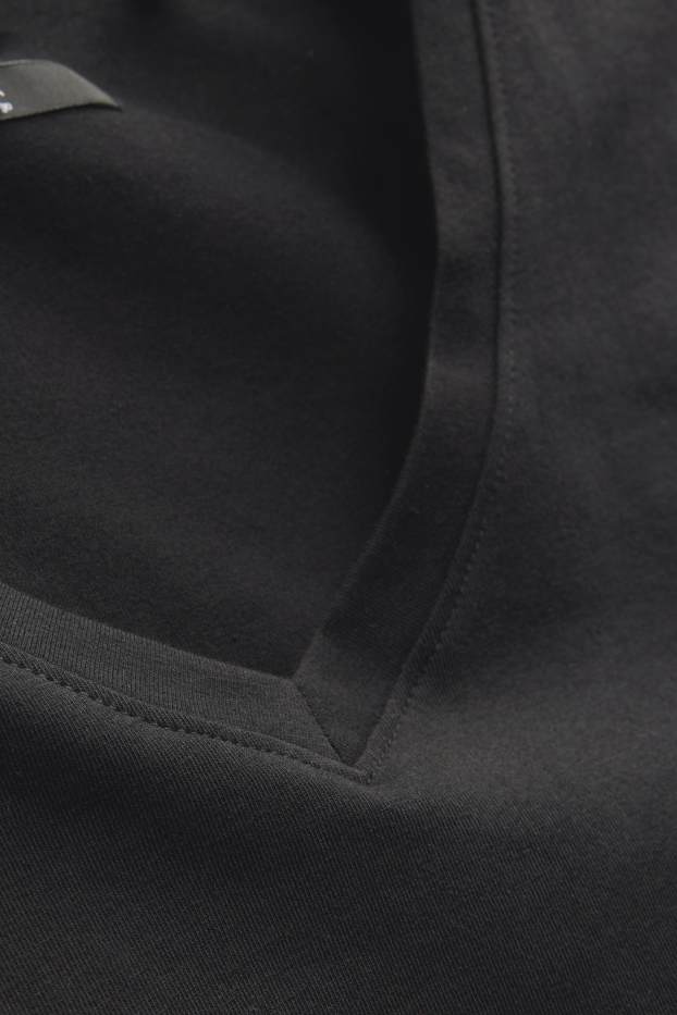 Pánské - Tričko - slim fit - Flex - černá