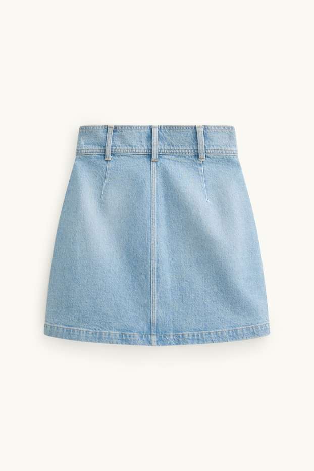 Dona - Faldilla texana - texà blau clar