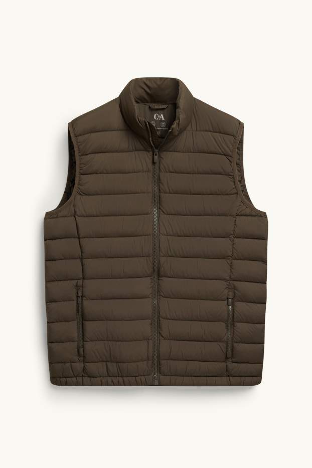 Uomo - Gilet trapuntato - marrone