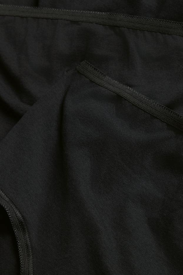Damen - Multipack 3er - Umstands-Slip - schwarz