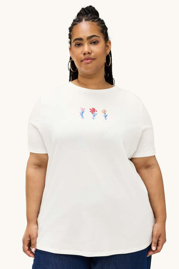 Mujer - Camiseta - regular fit - blanco