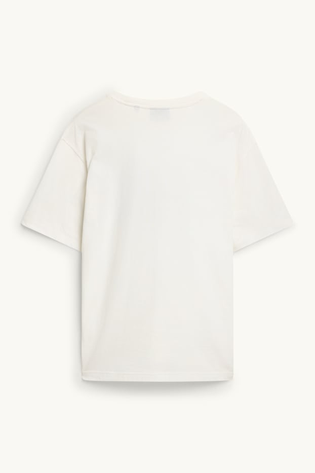 Home - Samarreta de mànigues curtes - relaxed fit - blanc