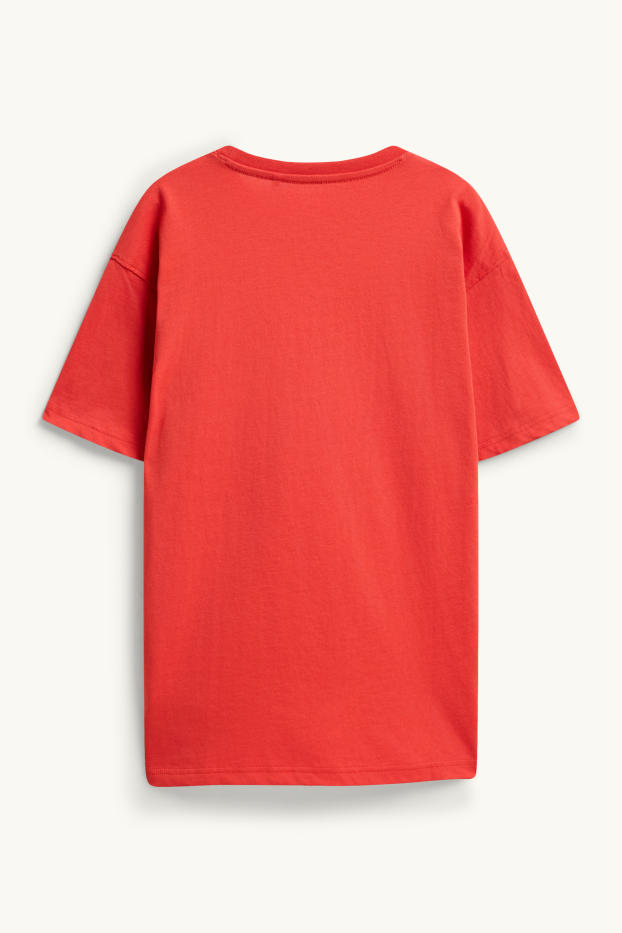 Kinderen: jongens - Graffiti - T-shirt - rood